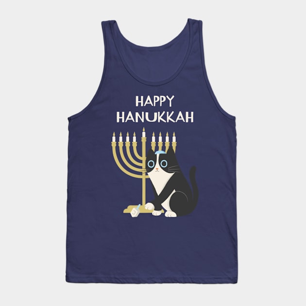 Happy Hanukkah Tank Top by Distefano